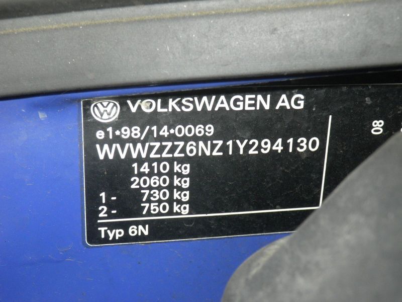 VW POLO (6N2) 1